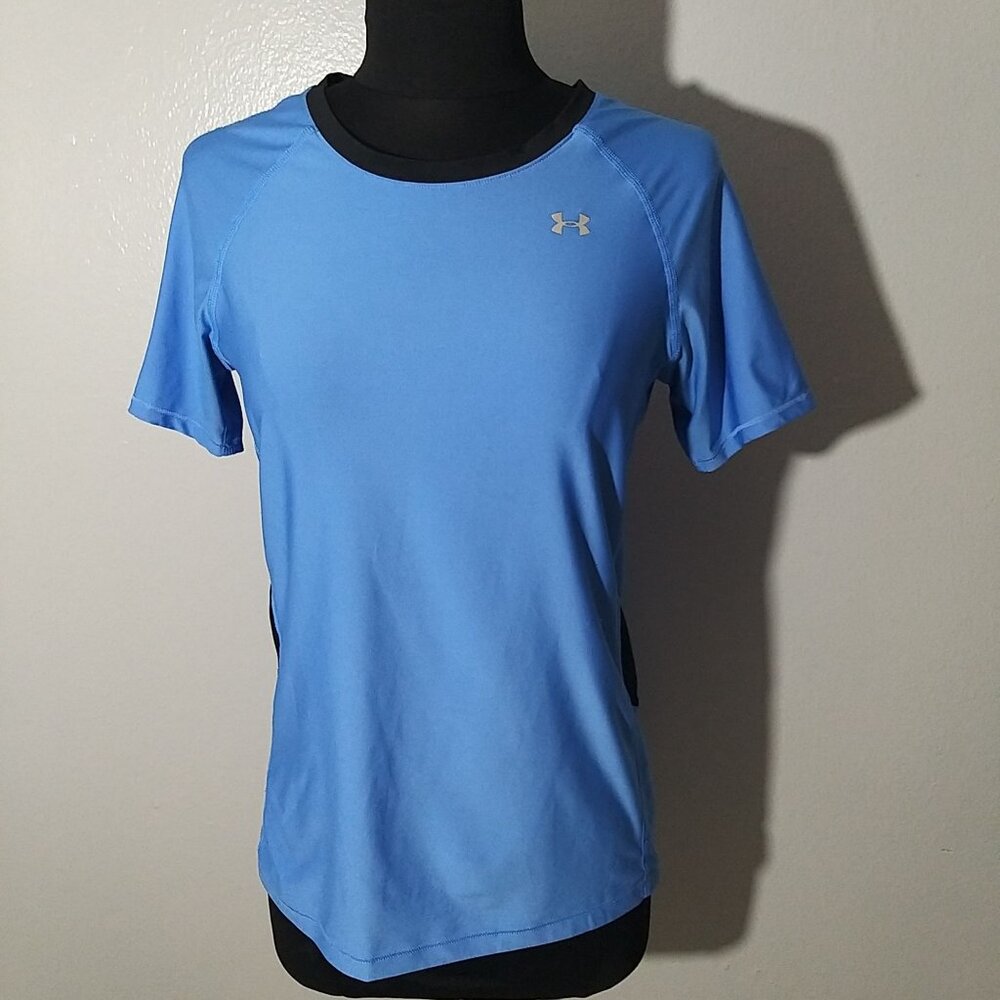 Heatgear Under Armour Bright Blue Performance Tee Size SM